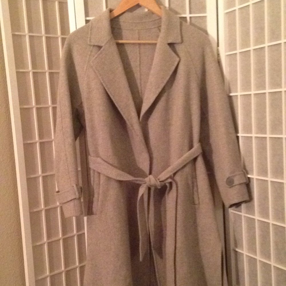 Grey Fleece Coat - Picture 1 of 5